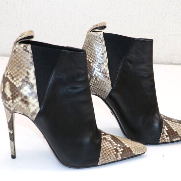 Gucci Daisy Python Cap Toe Heel Ankle Bootie Womens EU 37 US 6 - Picture 2 of 16